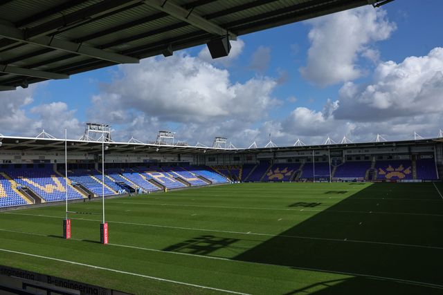 A general view of The Halliwell Jones Stadium during the Betfred Challenge Cup round 4 match Goole Vikings vs Warrington Wolves at The Halliwell Jones Stadium, Warrington, United Kingdom on 14 March 2026

(Photo by Mark Cosgrove/News Images)