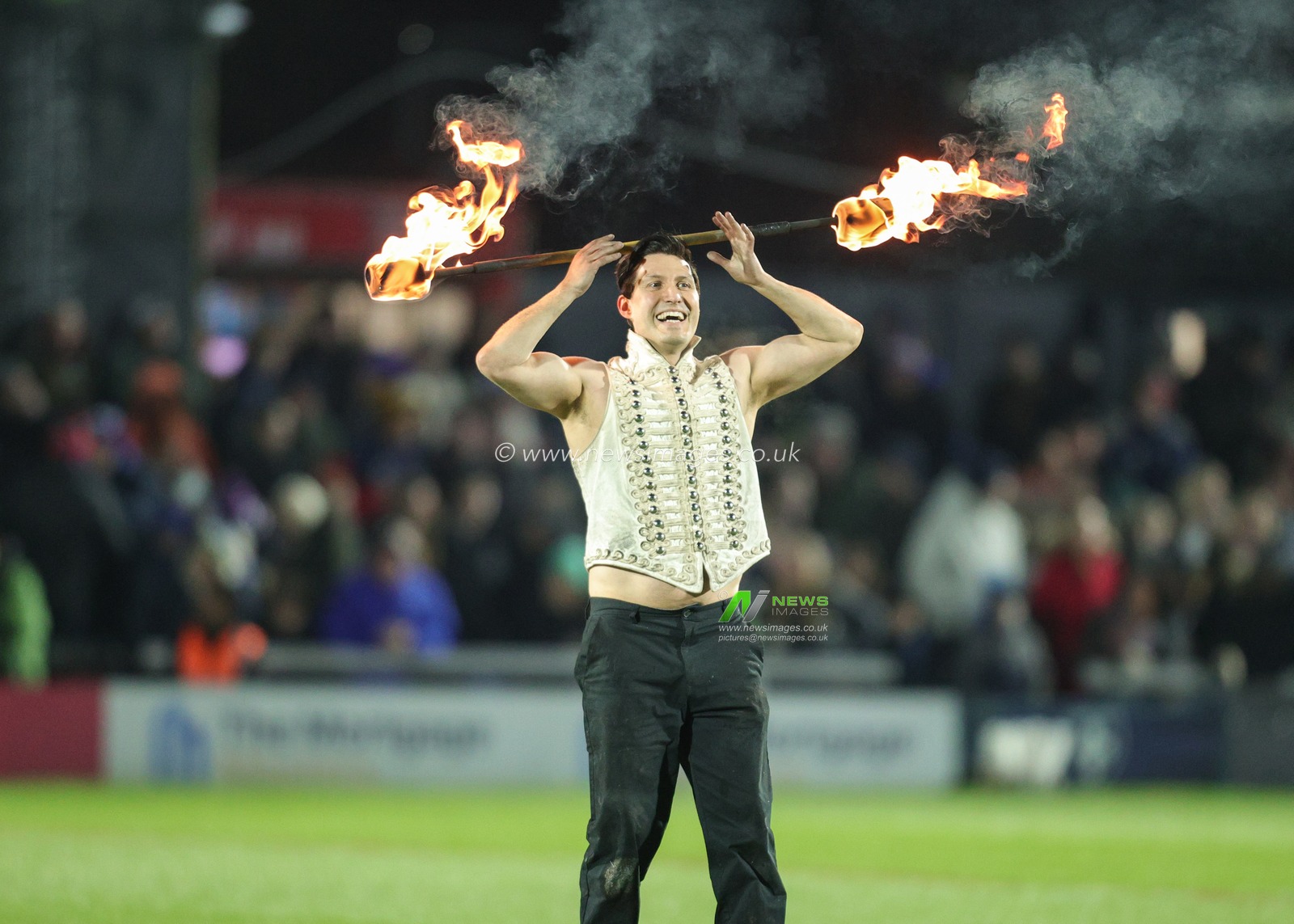 Entertainers during the Betfred Super League Round 1 match Wakefield Trinity vs Toulouse Olympique at DIY Kitchens Stadium, Wakefield, United Kingdom on 14 February 2026

(Photo by Richard Bierton/News Images)