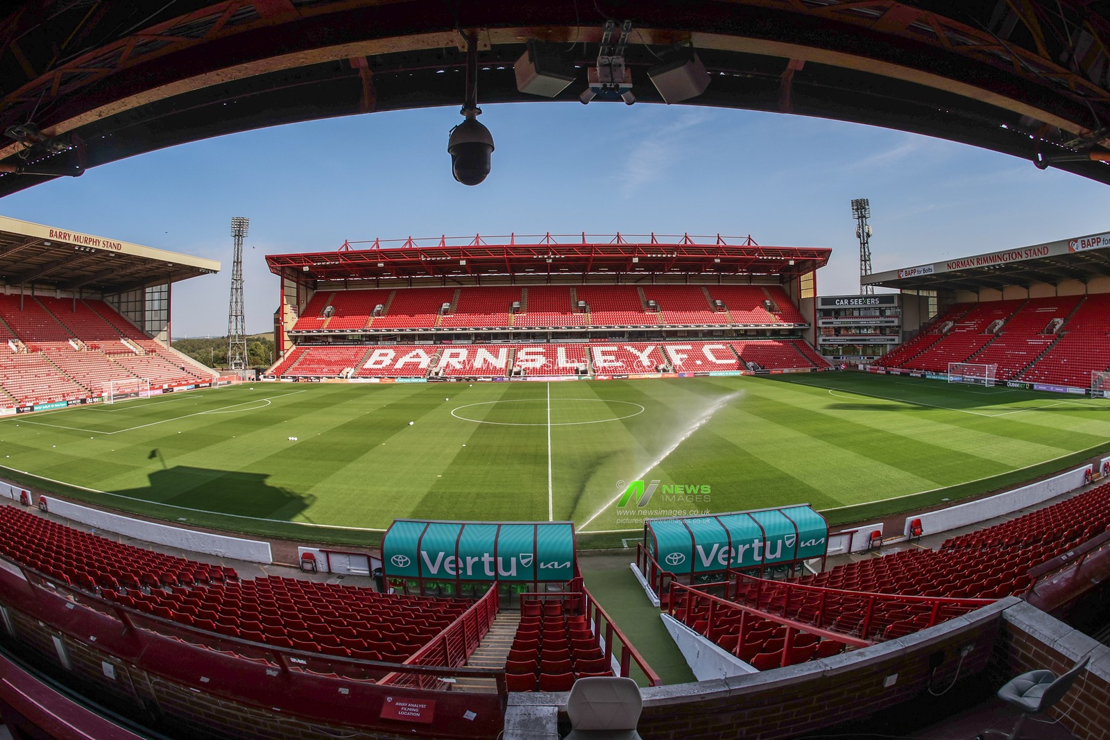 A general view of Oakwell ahead of the Carabao Cup match Barnsley vs Fleetwood Town at Oakwell, Barnsley, United Kingdom, 13th August 2025

(Photo by Alfie Cosgrove/News Images)