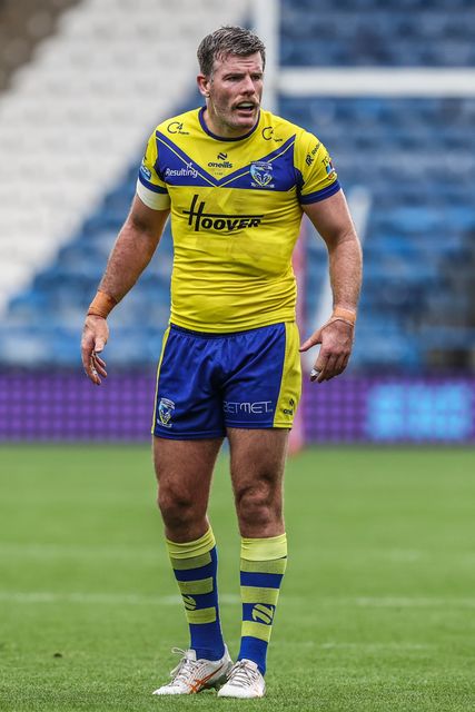 Lachlan Fitzgibbon of Warrington Wolves during the Betfred Super League Round 23 match Huddersfield Giants vs Warrington Wolves at Accu Stadium, Huddersfield, United Kingdom, 24th August 2025

(Photo by Alfie Cosgrove/News Images)
