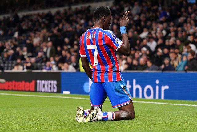 Ismaila Sarr of Crystal Palace celebrates goal during the Premier League match Tottenham Hotspur vs Crystal Palace at Tottenham Hotspur Stadium, London, United Kingdom on 05 March 2026

(Photo by Harvey Murphy/News Images)