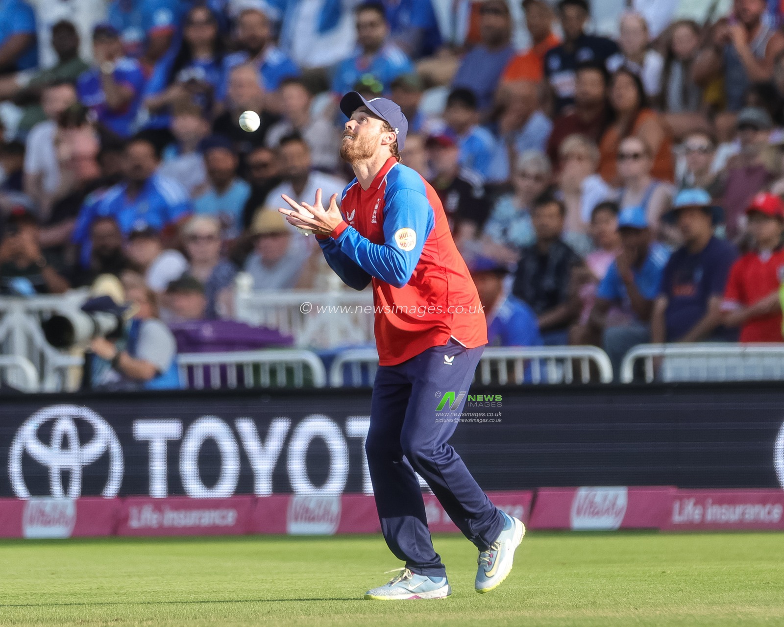 Phil Salt of England catches out Abhishek Sharma of India during the Third Vitality T20 International match England vs India at Trent Bridge, Nottingham, United Kingdom on 07 July 2026

(Photo by Mark Cosgrove/News Images)
