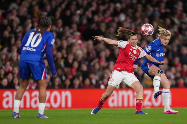 during the UEFA Women's Champions League Quarter-finals match Arsenal vs Chelsea at Arsenal Stadium, London, United Kingdom on 24 March 2026

(Photo by Harvey Murphy/News Images)
