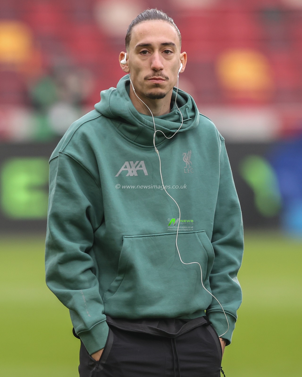 Kostas Tsimikas of Liverpool arrives during the Premier League match Brentford vs Liverpool at The Gtech Community Stadium, London, United Kingdom, 18th January 2025

(Photo by Alfie Cosgrove/News Images)