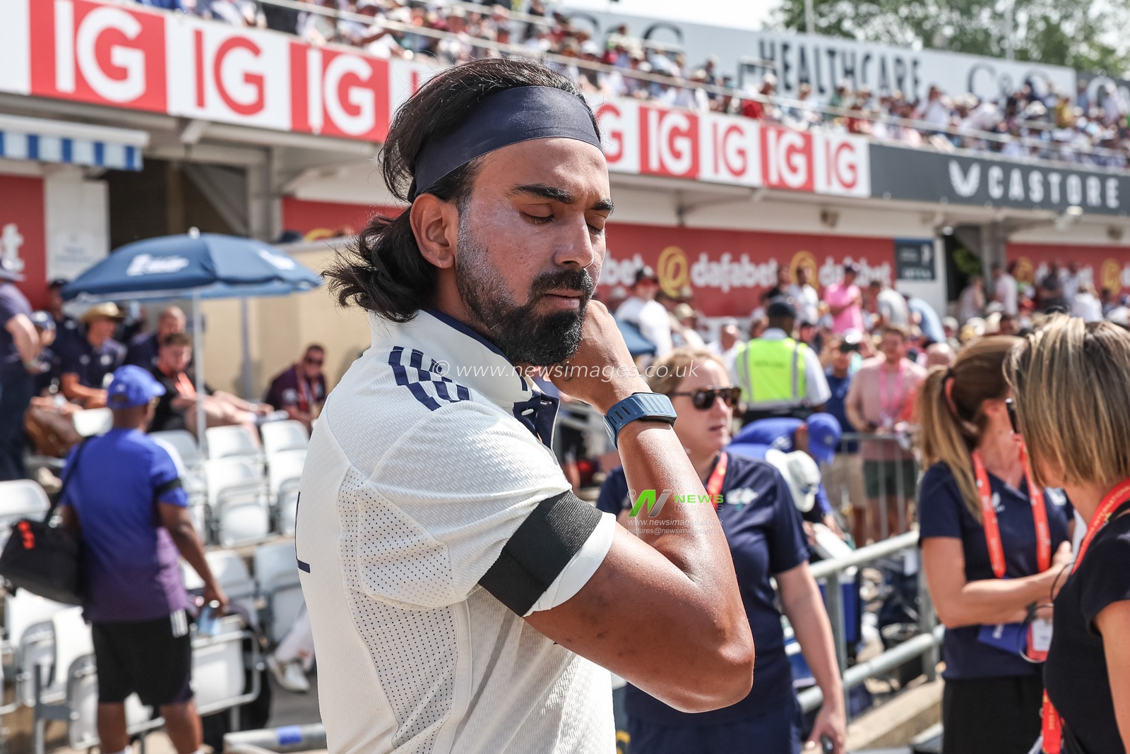 KL Rahul of India during the 1st Rothesay Test Match Day 1 England vs India at Headingley Cricket Ground, Leeds, United Kingdom, 20th June 2025

(Photo by Mark Cosgrove/News Images)