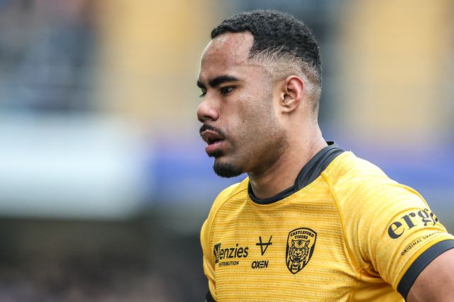 Riley Lumb of Leeds Rhinos during the Betfred Super League round 4 match Leeds Rhinos vs Castleford Tigers at AMT Headingley Stadium, Leeds, United Kingdom on 08 March 2026

(Photo by Alfie Cosgrove/News Images)