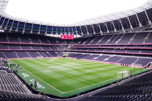 General view of Tottenham Hotspur Stadium ahead of during the Premier League match Tottenham Hotspur vs Leeds United at Tottenham Hotspur Stadium, London, United Kingdom on 11 May 2026

(Photo by Harvey Murphy/News Images)