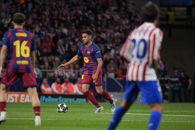 Eric García of FC Barcelona during the UEFA Champions League Quarter Finals match Atletico Madrid vs Barcelona at Riyadh Air Metropolitano, Madrid, Spain on 14 April 2026

(Photo by Samuel Carreno/News Images)