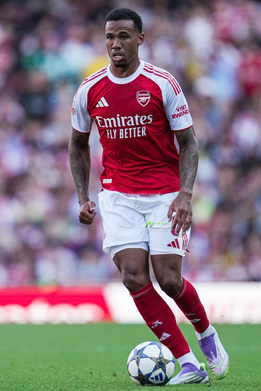 Gabriel of Arsenal during the Pre-season friendly match Arsenal vs Athletic Bilbao at Emirates Stadium, London, United Kingdom, 9th August 2025

(Photo by Harvey Murphy/News Images)