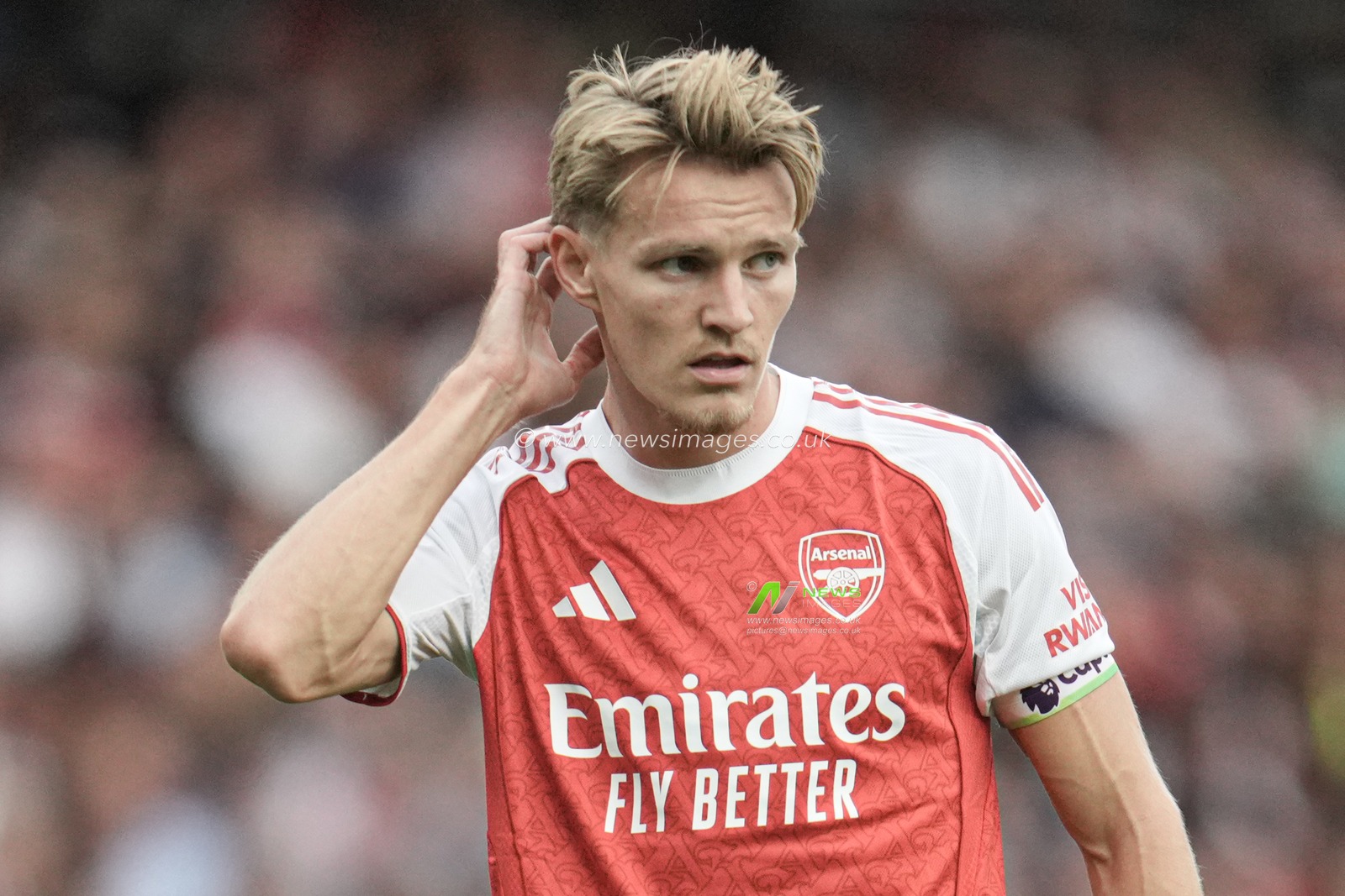 Martin Ødegaard of Arsenal during the Pre-season friendly match Arsenal vs Villarreal at Emirates Stadium, London, United Kingdom, 6th August 2025

(Photo by Harvey Murphy/News Images)