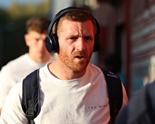 Marc Sneyd of Warrington Wolves arrives before the Betfred Super League round 27 match Hull KR vs Warrington Wolves at Sewell Group Craven Park, Kingston upon Hull, United Kingdom, 18th September 2025

(Photo by Sam Eaden/News Images)