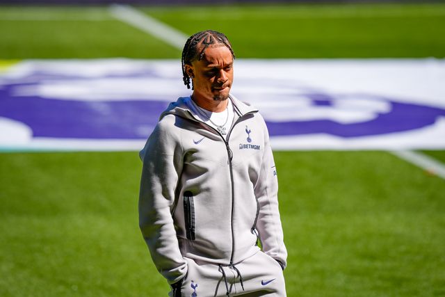 Xavi Simons of Tottenham Hotspur inspects the pitch prior to kick off during the Premier League match Wolverhampton Wanderers vs Tottenham Hotspur at Molineux, Wolverhampton, United Kingdom on 25 April 2026

(Photo by Maynard Manyowa/News Images)
