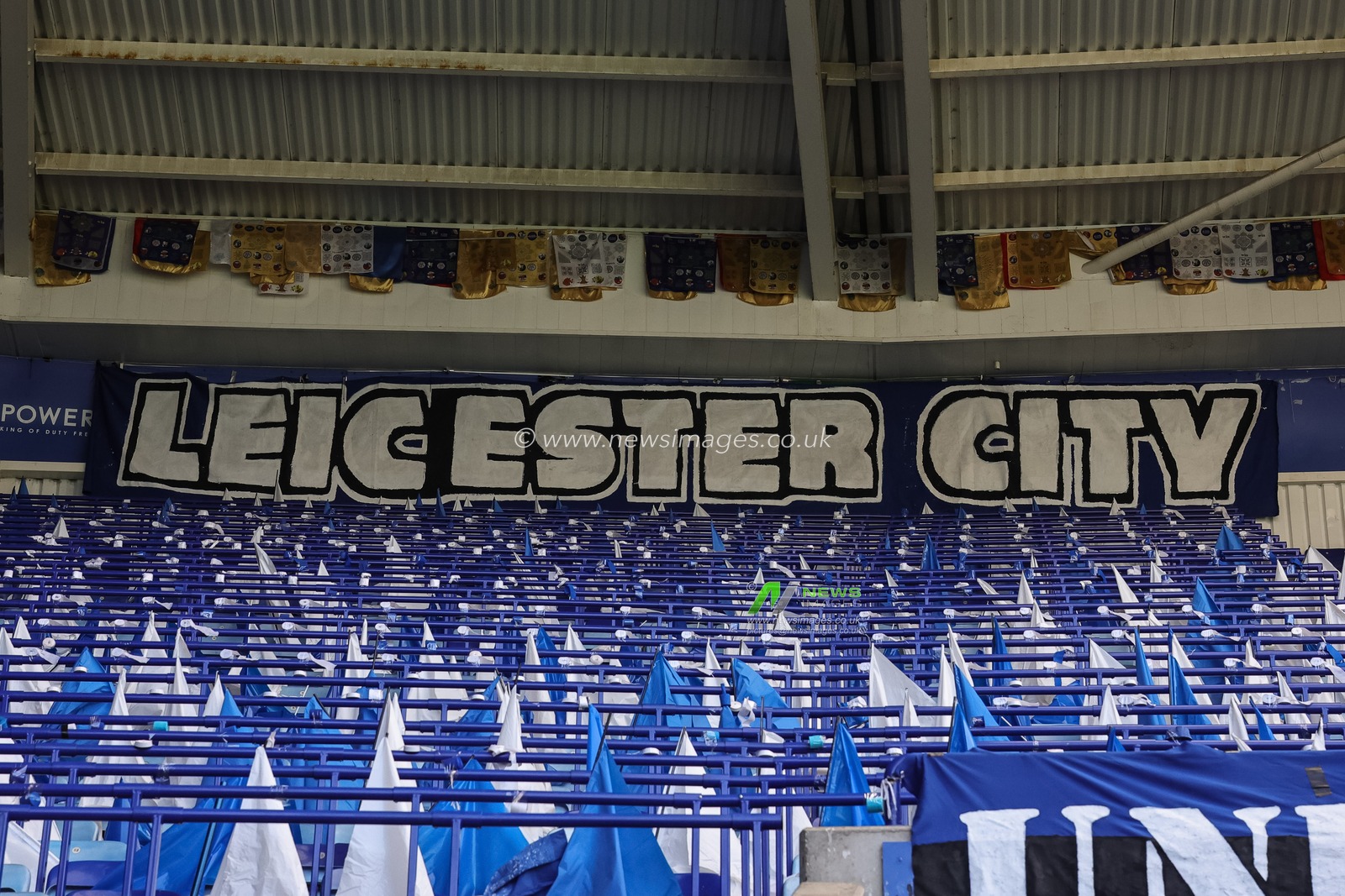 Leicester City safe standing section of the stand during the Sky Bet Championship match Leicester City vs Sheffield Wednesday at King Power Stadium, Leicester, United Kingdom, 10th August 2025

(Photo by Mark Cosgrove/News Images)