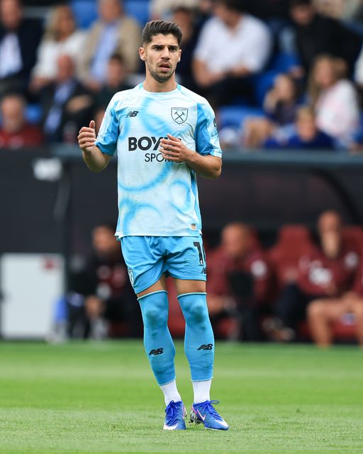 Manor Solomon of West Ham United during the Sky Bet Championship match Burnley vs West Ham United at Turf Moor, Burnley, United Kingdom on 16 August 2026

(Photo by Jorge Horsted/News Images)