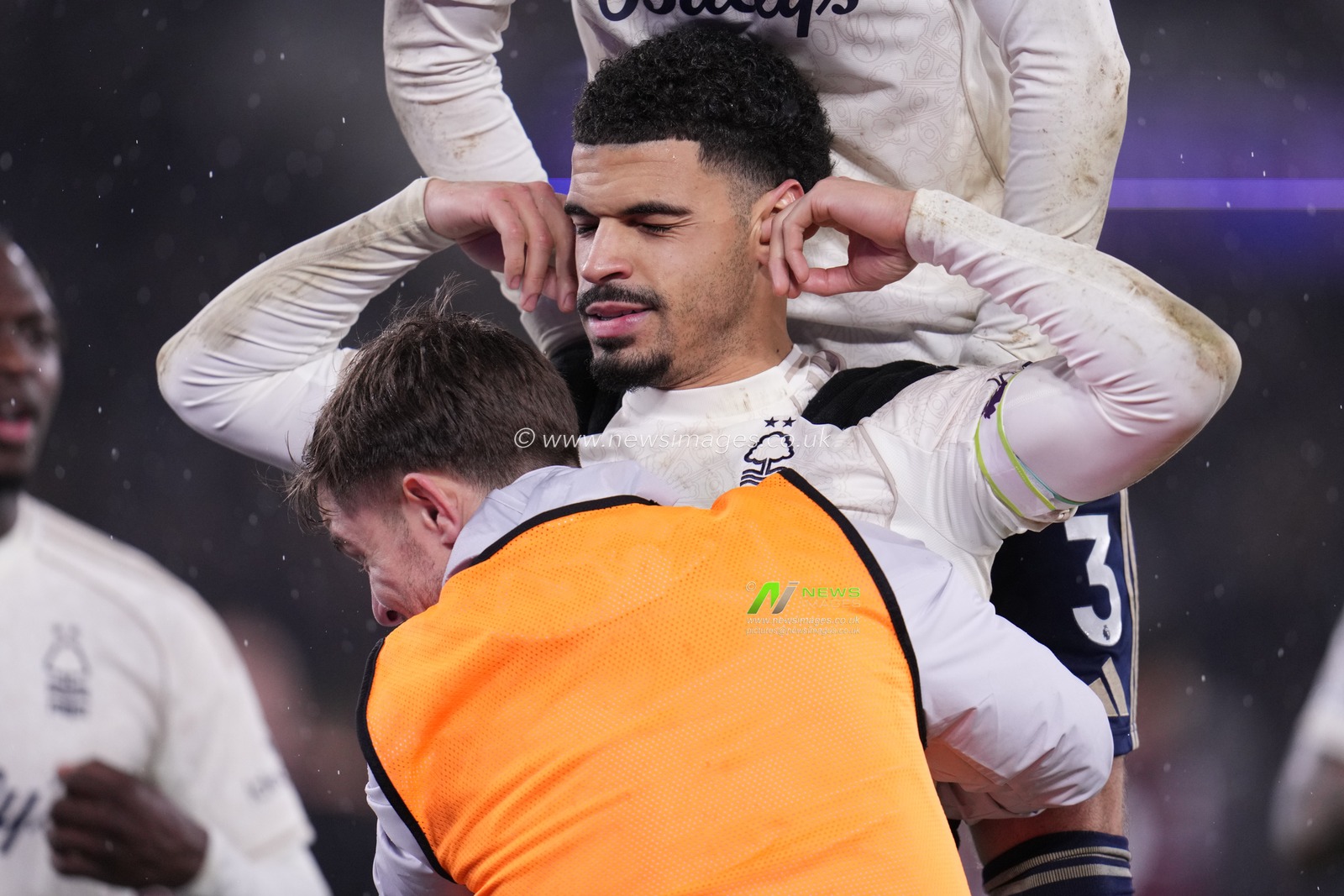 Morgan Gibbs-White of Nottingham Forest celebrates goal during the Premier League match West Ham United vs Nottingham Forest at London Stadium, London, United Kingdom, 6th January 2026

(Photo by Harvey Murphy/News Images)

*** GER AUT SUI OUT ***