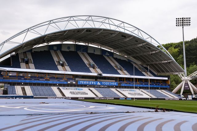 A general view of Accu Stadium ahead of the Betfred Super League round 10 match Huddersfield Giants vs Warrington Wolves at Accu Stadium, Huddersfield, United Kingdom on 02 May 2026

(Photo by Alfie Cosgrove/News Images)