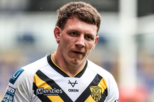Jordan Lane of Castleford Tigers during the Betfred Super League round 12 match York Knights vs Castleford Tigers at LNER Community Stadium, York, United Kingdom on 16 May 2026

(Photo by Alfie Cosgrove/News Images)