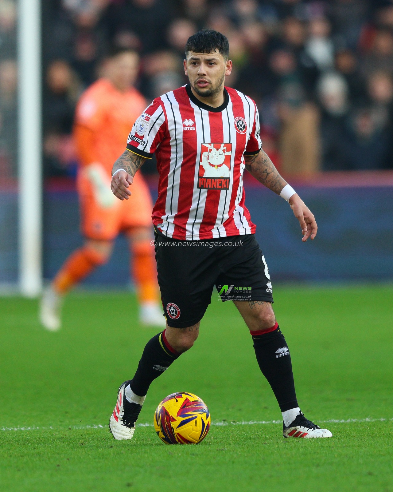 Gustavo Hamer of Sheffield United during the Sky Bet Championship match Sheffield United vs Norwich City at Bramall Lane, Sheffield, United Kingdom, 18th January 2025

(Photo by Alex Roebuck/News Images)