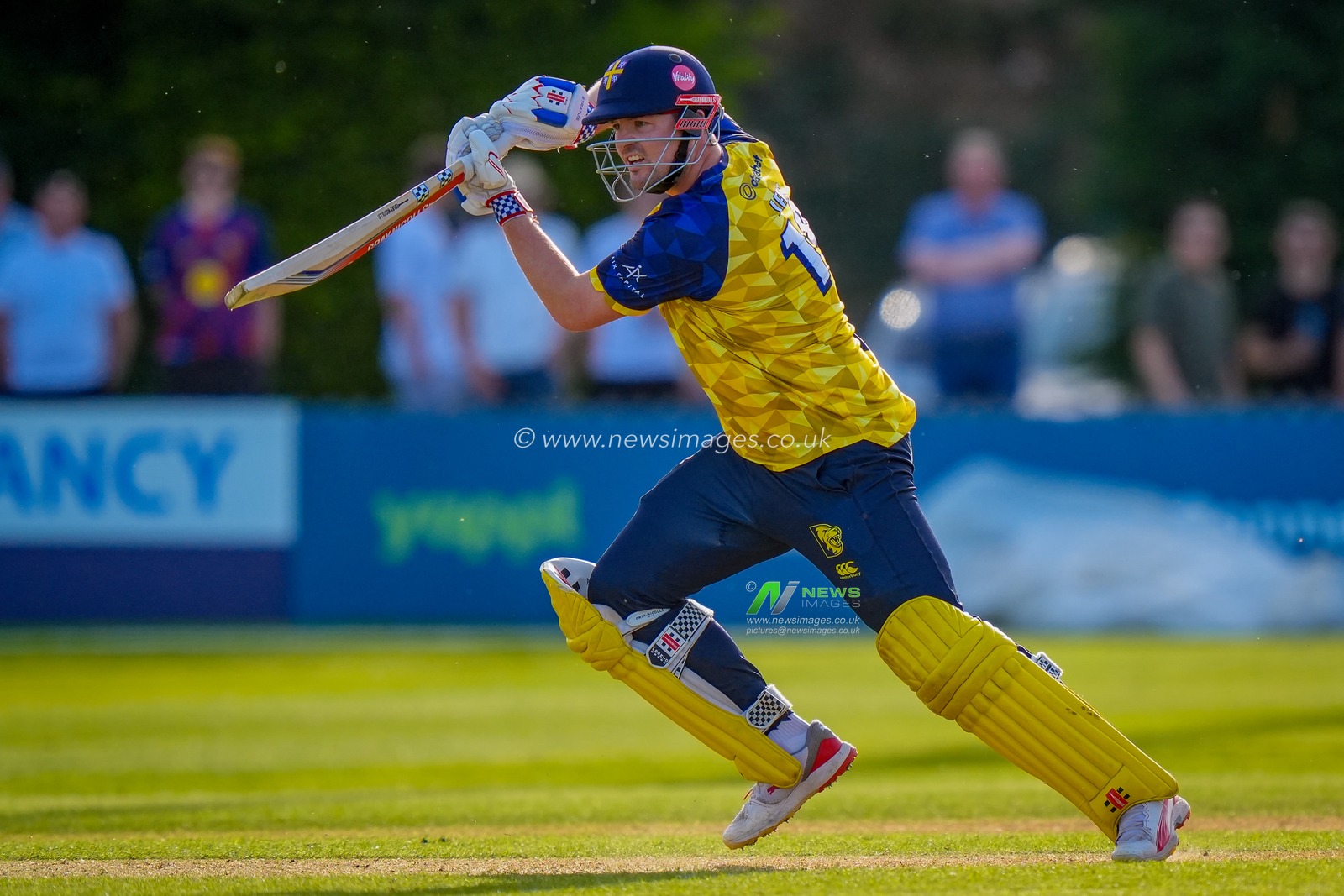 Alex Lees bats during the Vitality Blast T20 match between Derbyshire Falcons and Durham Cricket at The Central Co-Op County Ground, Derby, United Kingdom on 22 May 2026

(Photo by Maynard Manyowa/News Images)