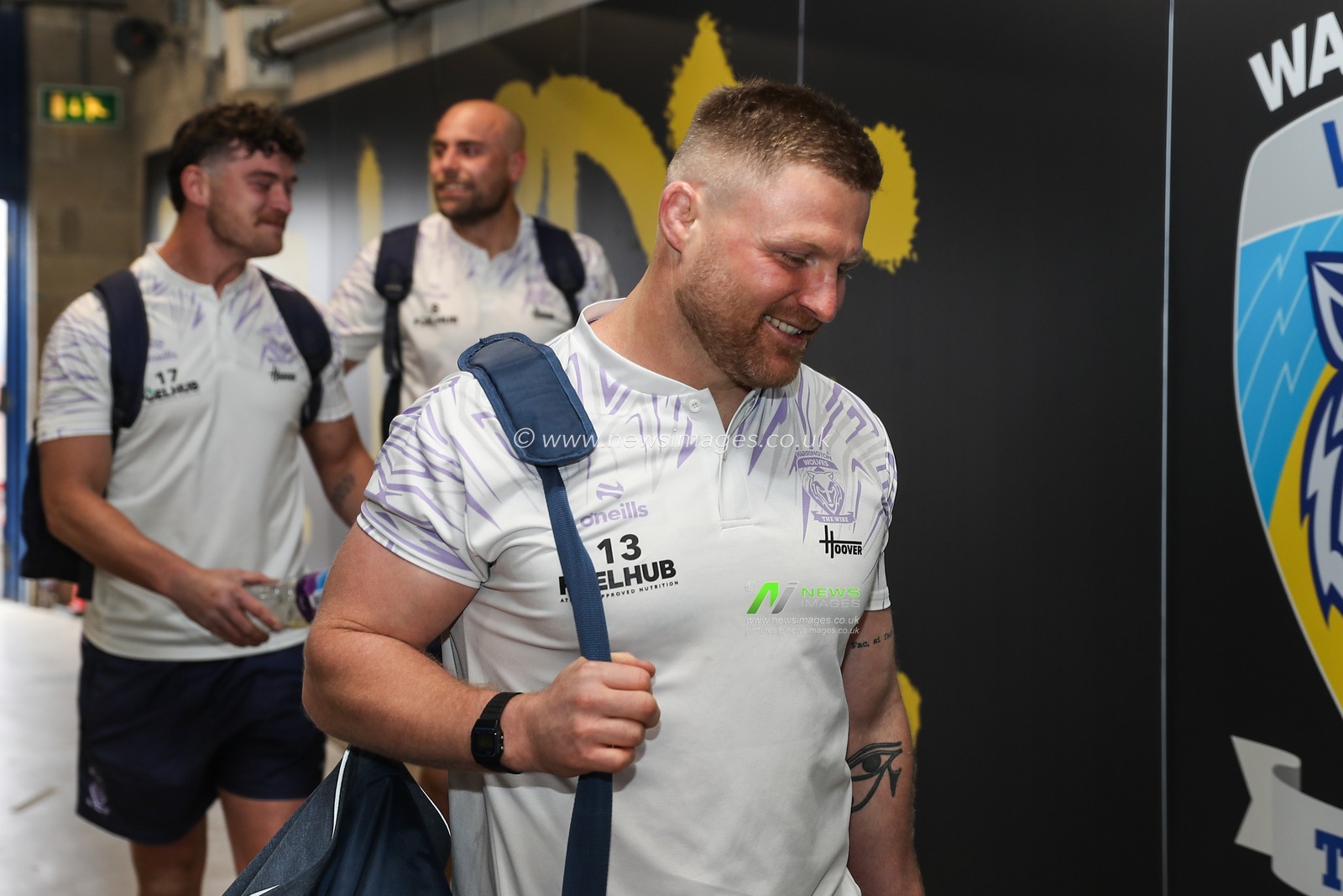 Luke Yates of Warrington Wolves arrives ahead of the Betfred Super League Round 7 match Warrington Wolves vs Hull FC at Halliwell Jones Stadium, Warrington, United Kingdom, 12th April 2025

(Photo by Gareth Evans/News Images)