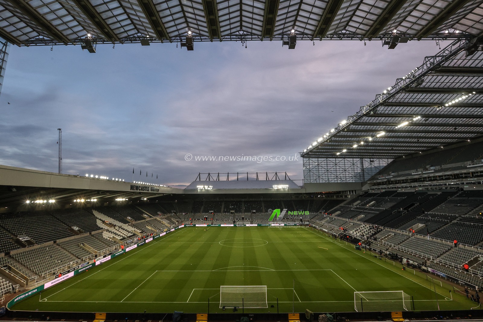 A general view of St James Park ahead of the Premier League match Newcastle United vs Manchester City at St. James's Park, Newcastle, United Kingdom, 21st November 2025

(Photo by Alfie Cosgrove/News Images)

*** GER AUT SUI OUT ***