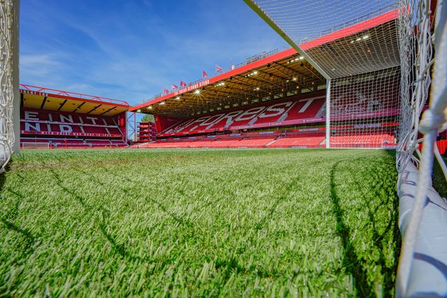 A general view of the Brian Clough Stand during the Premier League match Nottingham Forest vs Bournemouth at City Ground, Nottingham, United Kingdom on 24 May 2026

(Photo by Maynard Manyowa/News Images)