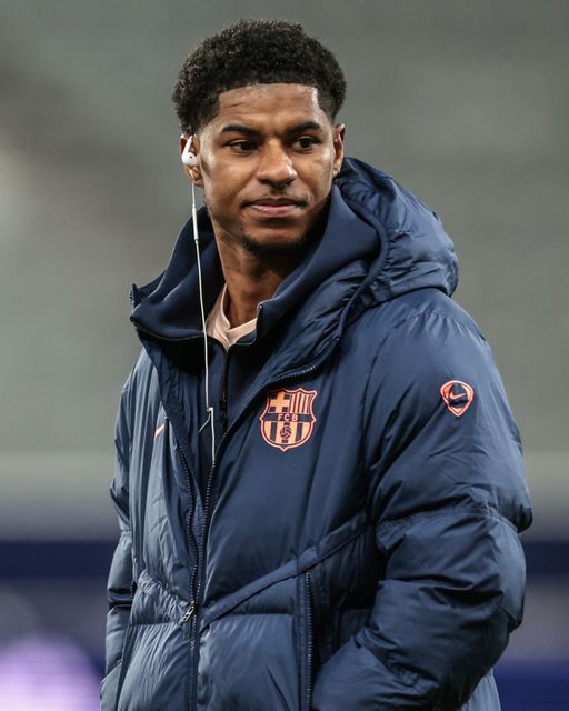 Marcus Rashford of Barcelona arrives during the UEFA Champions League Last 16 match Newcastle Untied vs Barcelona at St. James's Park, Newcastle, United Kingdom on 10 March 2026

(Photo by Mark Cosgrove/News Images)