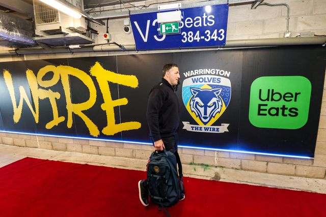 Sam Burgess manager of Warrington arrives during the Betfred Super League Round 3 match Warrington Wolves vs Wakefield Trinity at The Halliwell Jones Stadium, Warrington, United Kingdom on 28 February 2026

(Photo by Alfie Cosgrove/News Images)