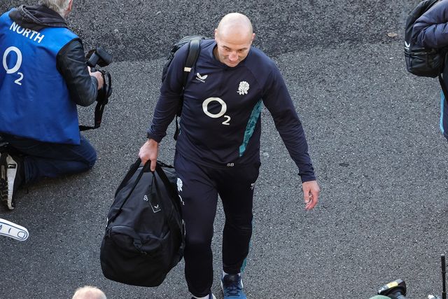Steve Borthwick head coach of England arrives during the Quilter Nations Series 2025 match England vs Argentina at Allianz Stadium, Twickenham, United Kingdom, 23rd November 2025

(Photo by Mark Cosgrove/News Images)

*** GER AUT SUI OUT ***