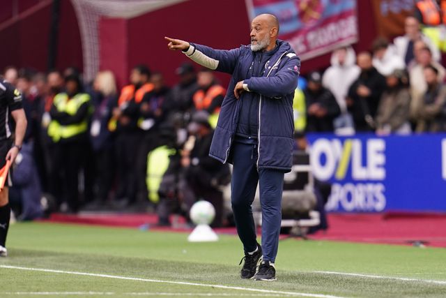 Nuno Espirito Santo manager of West Ham United during the Premier League match West Ham United vs Arsenal at London Stadium, London, United Kingdom on 10 May 2026

(Photo by Harvey Murphy/News Images)