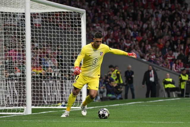 Juan Musso of Atletico de Madrid during the UEFA Champions League Quarter Finals match Atletico Madrid vs Barcelona at Riyadh Air Metropolitano, Madrid, Spain on 14 April 2026

(Photo by Samuel Carreno/News Images)