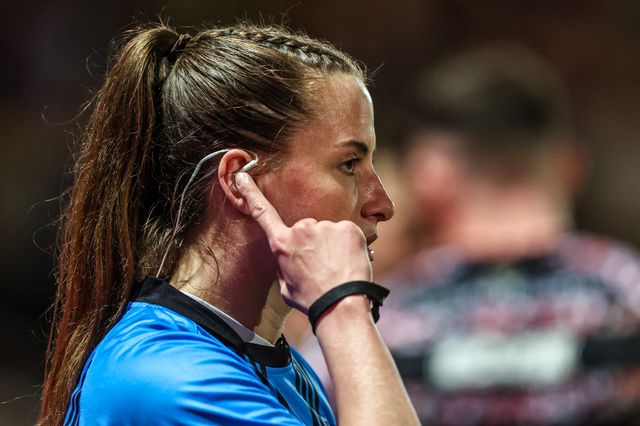 Referee Tara Jones during the Betfred Super League round 8 match York Knights vs Leigh Leopards at LNER Community Stadium, York, United Kingdom on 17 April 2026

(Photo by Alfie Cosgrove/News Images)