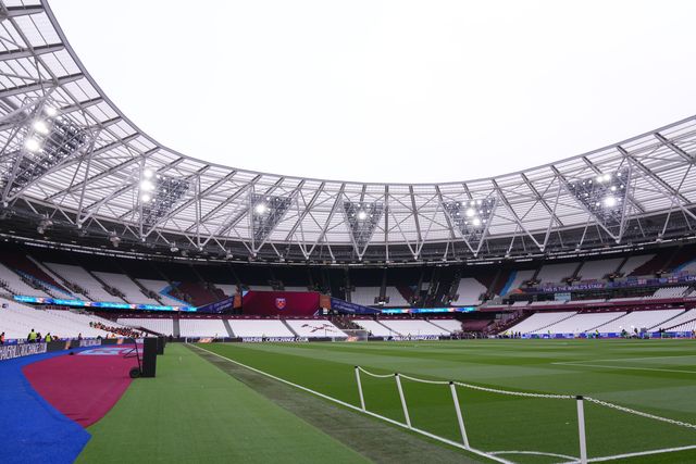General view of the London Stadium ahead of the Premier League match West Ham United vs Wolverhampton Wanderers at London Stadium, London, United Kingdom on 10 April 2026

(Photo by Harvey Murphy/News Images)