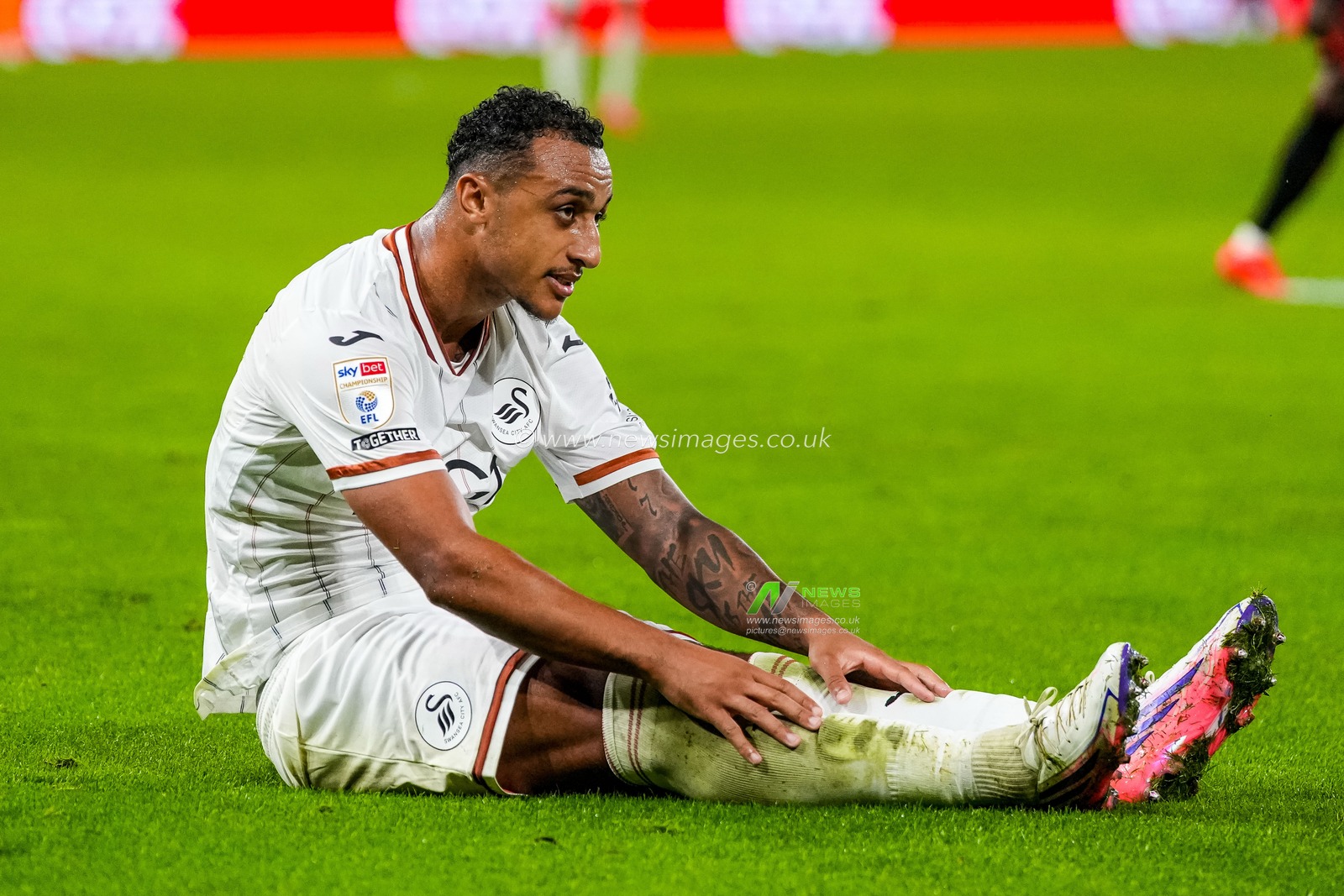 Adam Idah of Swansea City during the Sky Bet Championship match Swansea City vs Watford at Swansea.com Stadium, Swansea, United Kingdom on 01 September 2026

(Photo by Andrew Lewis/News Images)