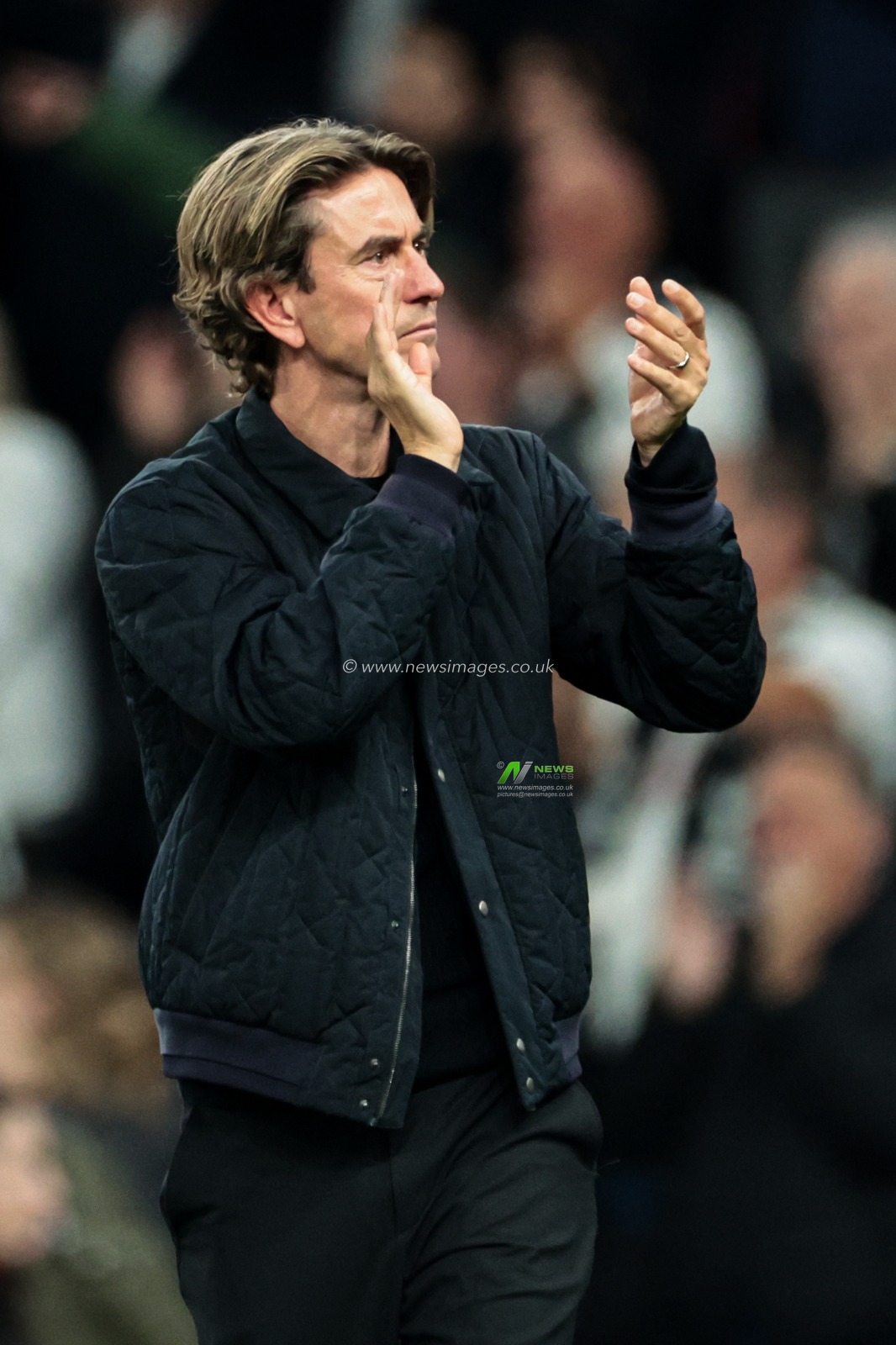 Thomas Frank manager of Tottenham Hotspur claps fans after the full time whistle the UEFA Champions League match Tottenham Hotspur vs Villarreal at Tottenham Hotspur Stadium, London, United Kingdom, 16th September 2025

(Photo by Mark Cosgrove/News Images)
