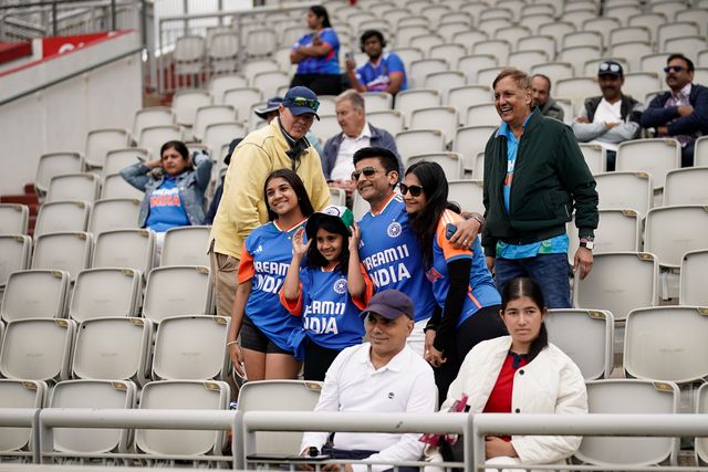 India fans arrive early prior to the start of the game during the Second Vitality T20 International match England vs India at Old Trafford, Manchester, United Kingdom on 04 July 2026

(Photo by Maynard Manyowa/News Images)