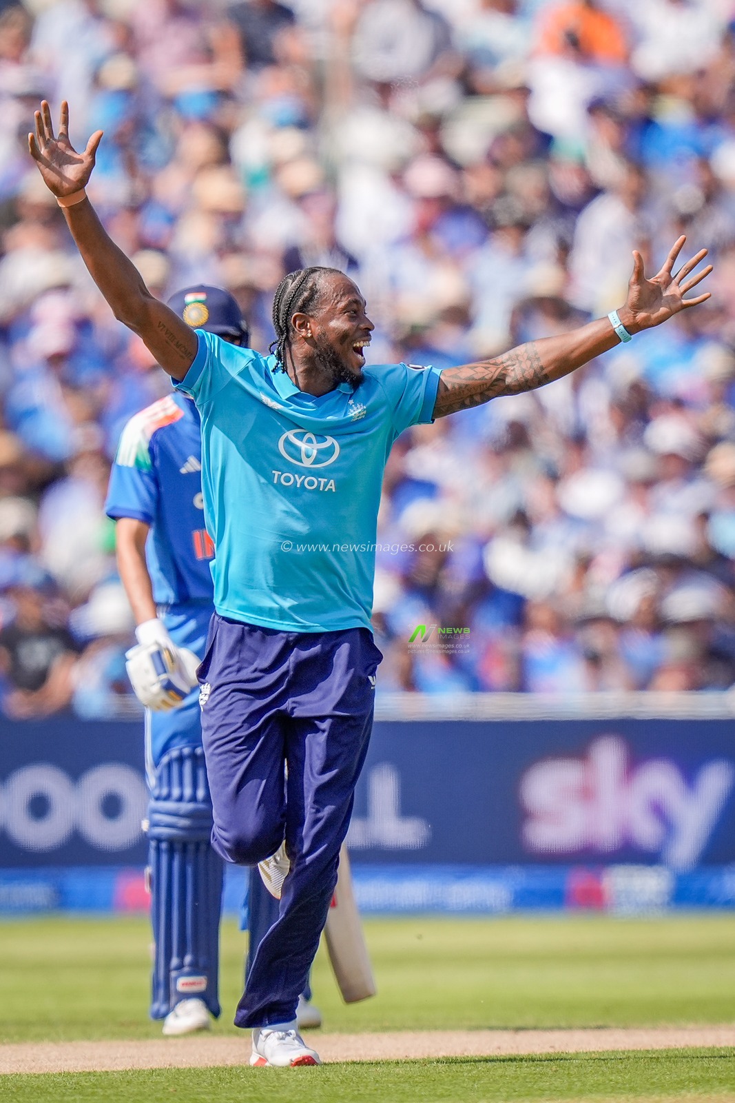 during the 1st Metro Bank ODI match England vs India at Edgbaston, Birmingham, United Kingdom on 14 July 2026

(Photo by Maynard Manyowa/News Images)