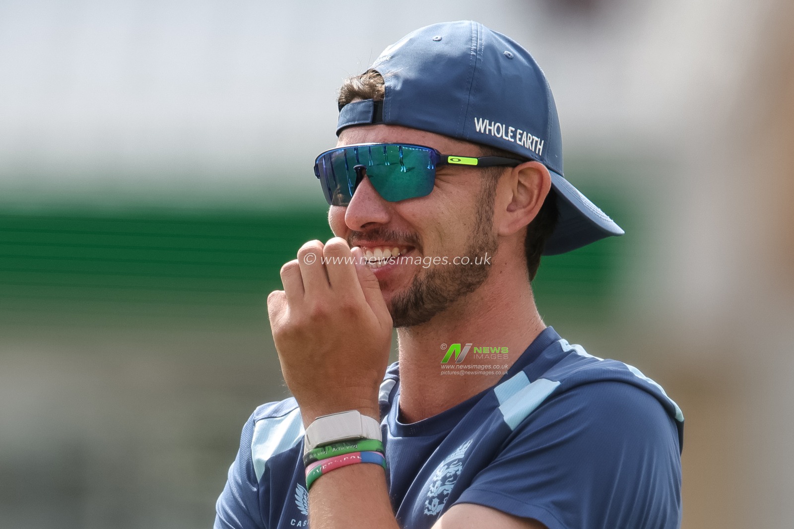 Josh Tongue of England in the pre-game warm up session during the 3rd Rothesay Test Match Day 3 match England vs New Zealand at Trent Bridge, Nottingham, United Kingdom on 27 June 2026

(Photo by Mark Cosgrove/News Images)
