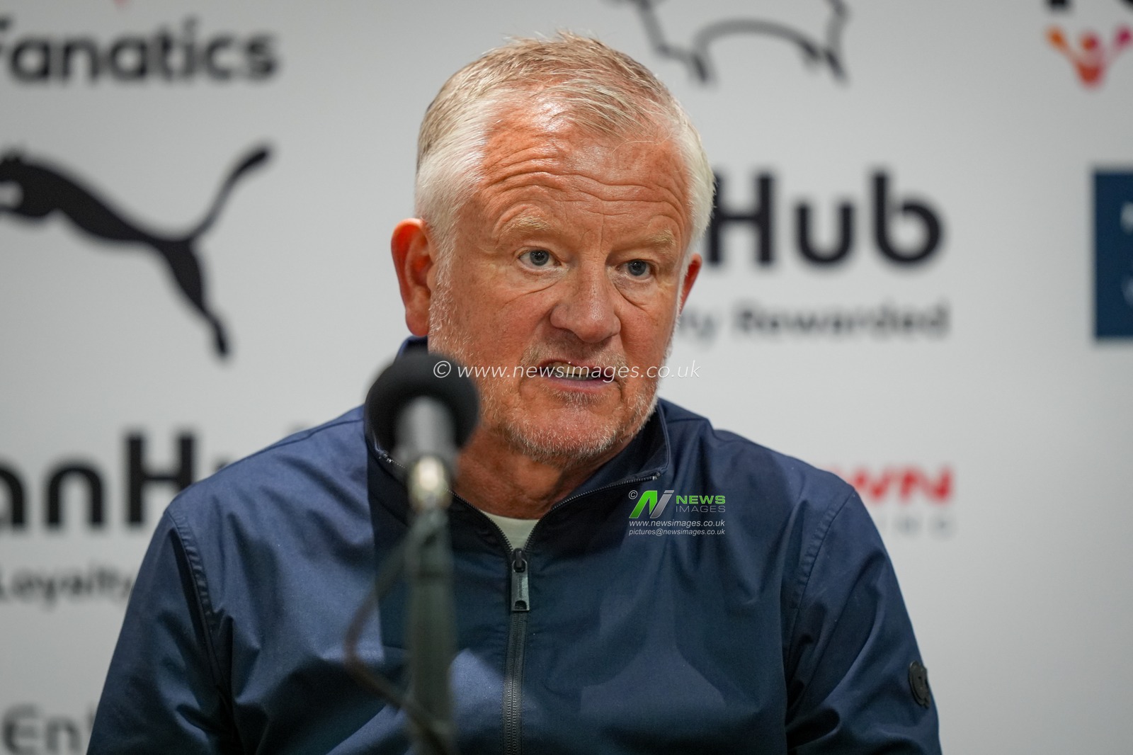 Chris Wilder manager of Sheffield United in the manager post match press conference during the Sky Bet Championship match Derby County vs Sheffield United at Pride Park Stadium, Derby, United Kingdom on 02 May 2026

(Photo by Maynard Manyowa/News Images)