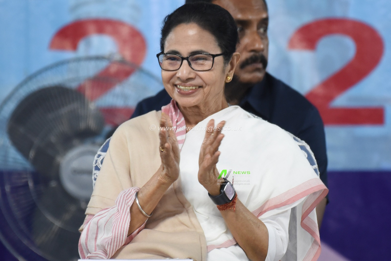 Mamata Banerjee Chief Minister of West Bengal Inauguration the 48th International Kolkata book Fair  in Kolkata on January 28,2025.Photo by Debajyoti Chakraborty.(Photo: Debajyoti Chakraborty/News Images)