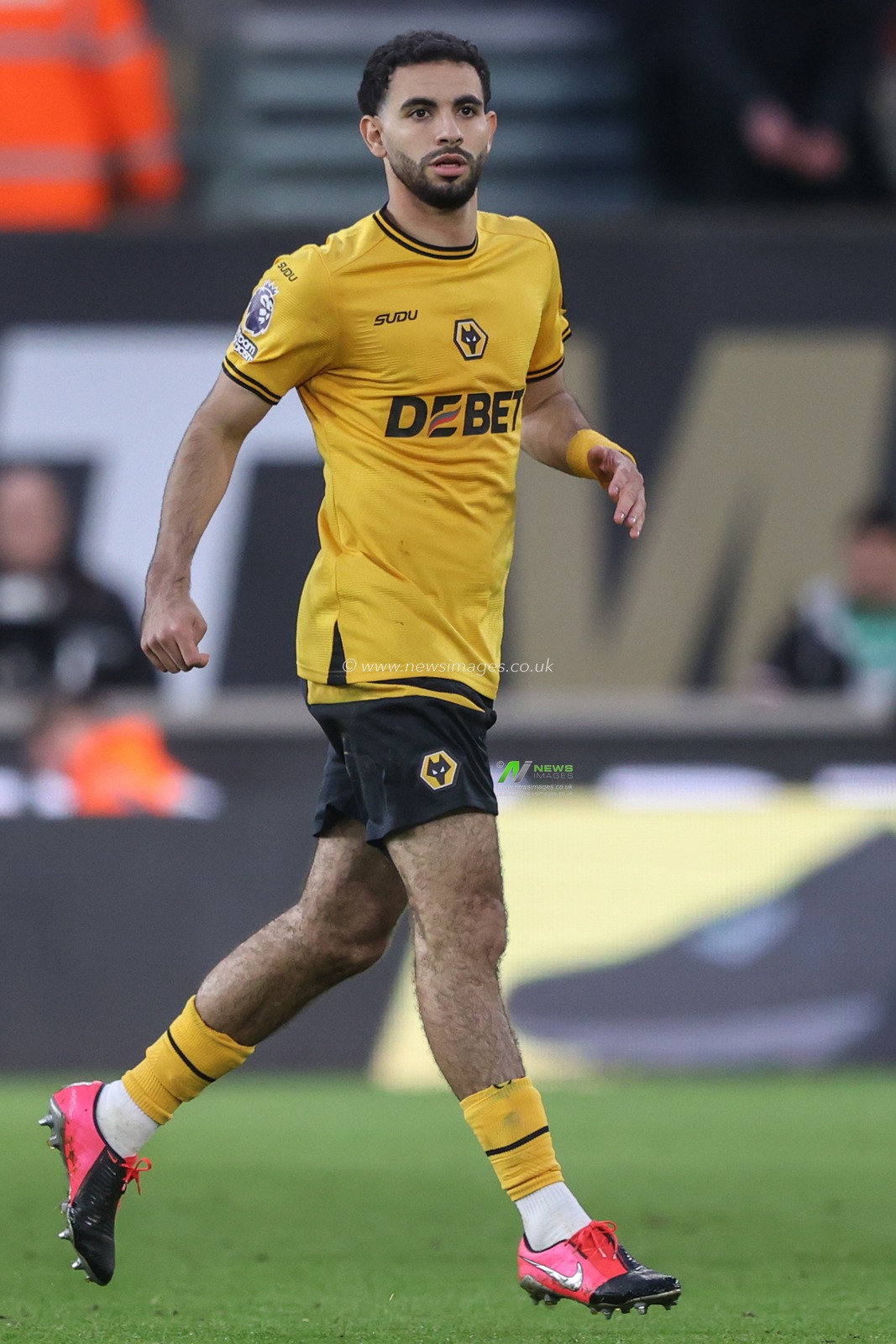 Rayan AÃ¯t-Nouri of Wolverhampton Wanderers during the Premier League match Wolverhampton Wanderers vs Liverpool at Molineux, Wolverhampton, United Kingdom, 28th September 2024

(Photo by Alfie Cosgrove/News Images)