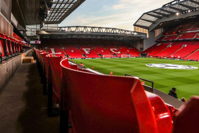 A general view of Anfield ahead of the UEFA Champions League last 16 second leg match Liverpool vs Galatasaray at Anfield, Liverpool, United Kingdom on 18 March 2026

(Photo by Alfie Cosgrove/News Images)