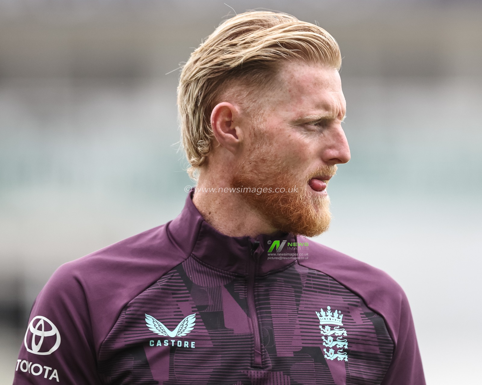 England captain Ben Stokes in the pre-game warm up session during the 2nd Rothesay Test Match day 4 England v India at Edgbaston, Birmingham, United Kingdom, 5th July 2025

(Photo by Mark Cosgrove/News Images)