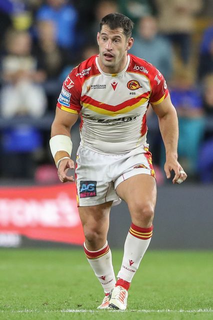 Ben Garcia of Catalan Dragons during the Betfred Super League Round 23 match Leeds Rhinos vs Catalans Dragons at Headingley Stadium, Leeds, United Kingdom, 23rd August 2024

(Photo by Alfie Cosgrove/News Images)