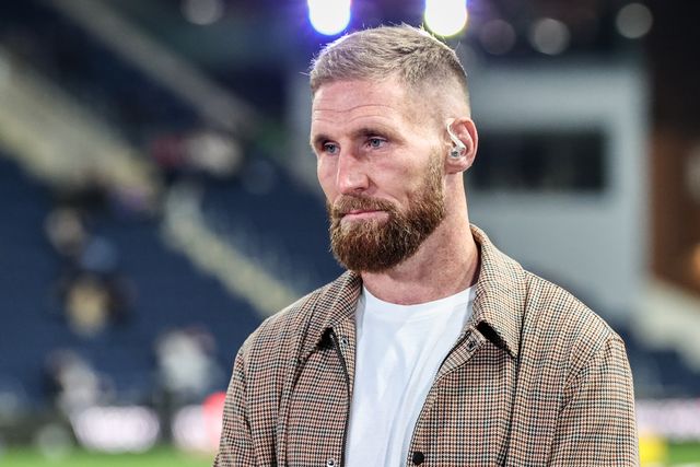 Sam Tomkins during the Betfred Super League play-off Eliminator 1 match Leeds Rhinos vs St Helens at Headingley Stadium, Leeds, United Kingdom, 27th September 2025

(Photo by Alfie Cosgrove/News Images)