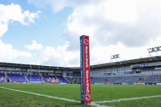 A general view of The Halliwell Jones Stadium during the Betfred Challenge Cup round 4 match Goole Vikings vs Warrington Wolves at The Halliwell Jones Stadium, Warrington, United Kingdom on 14 March 2026

(Photo by Mark Cosgrove/News Images)