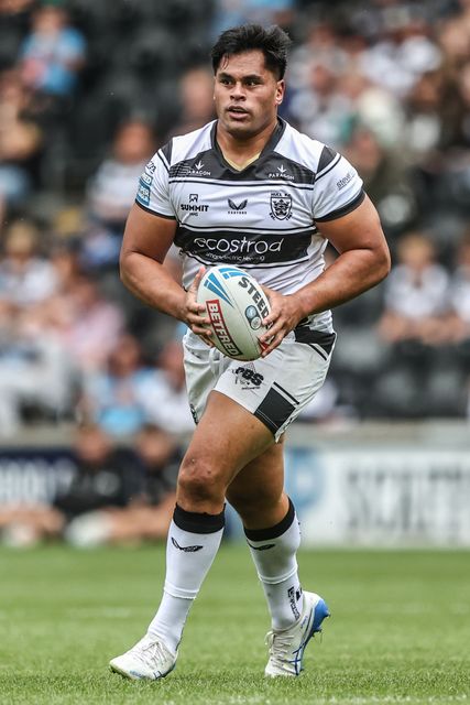 Herman Eseâ€™ese of Hull FC during the Betfred Super League round 20 match Hull FC vs Huddersfield Giants at MKM Stadium, Hull, United Kingdom, 26th July 2025

(Photo by Alfie Cosgrove/News Images)
