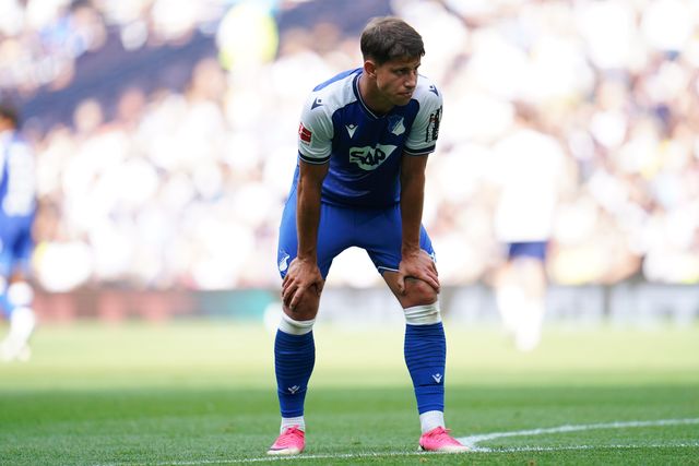 Adam Hlozek of Hoffenheim during the pre-season friendly match Tottenham Hotspur vs Hoffenheim at Tottenham Hotspur Stadium, London, United Kingdom on 15 August 2026

(Photo by Harvey Murphy/News Images)