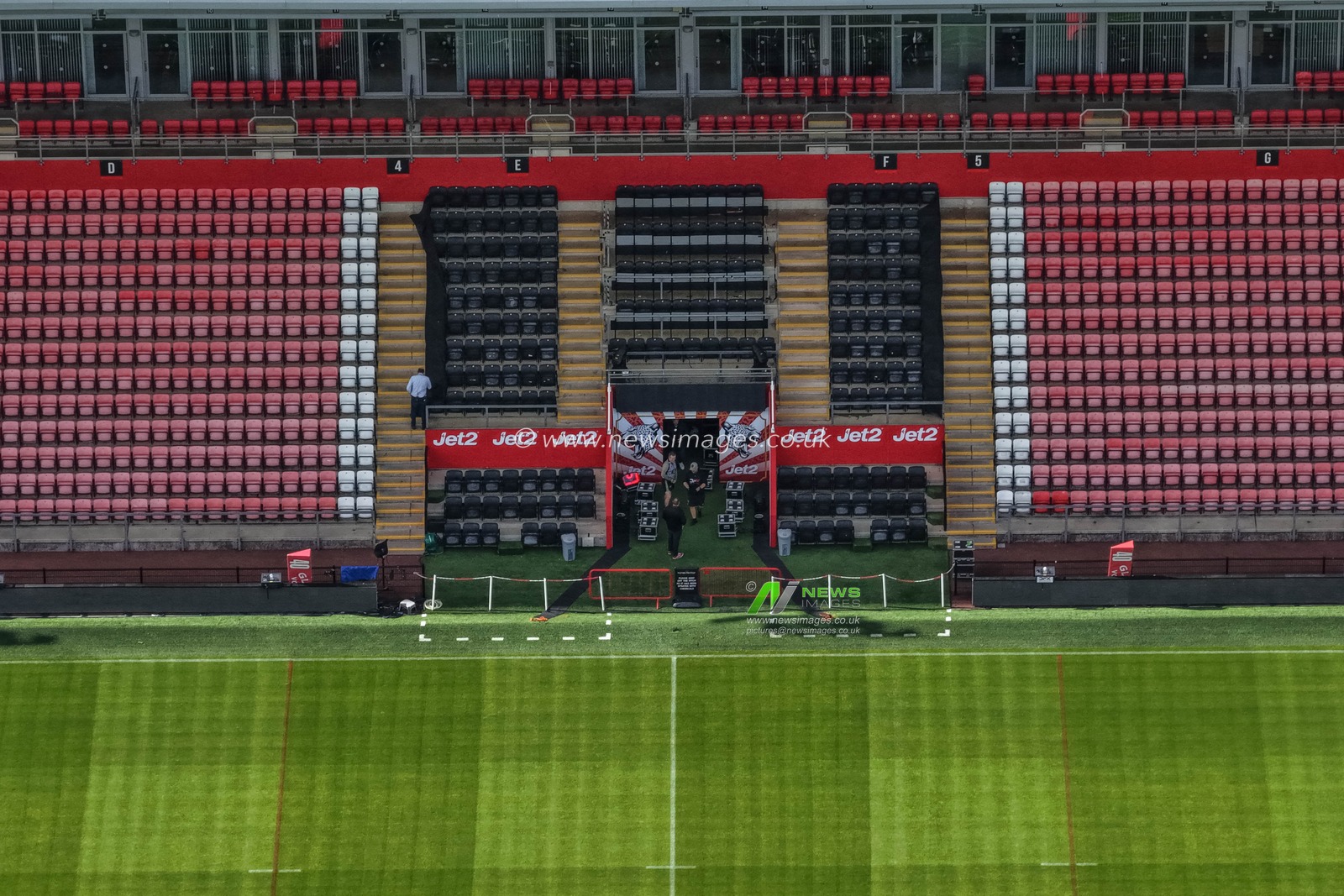 An aerial view of Leigh Sports Village during the Betfred Super League Round 26 match Leigh Leopards vs St Helens at Leigh Sports Village, Leigh, United Kingdom, 12th September 2025

(Photo by Mark Cosgrove/News Images)