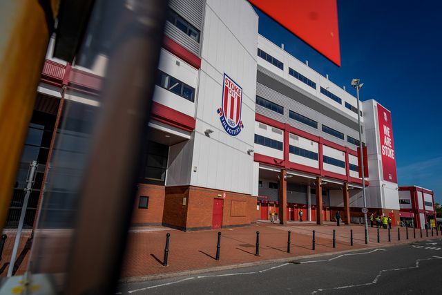 A general view of the stadium main stand from the outside prior to kick off during the Sky Bet Championship match Stoke City vs Millwall at Bet365 Stadium, Stoke On Trent, United Kingdom on 21 April 2026

(Photo by Maynard Manyowa/News Images)